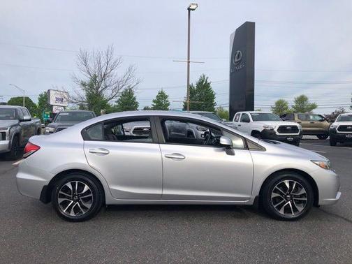 Alabaster Silver Metallic 2013 Honda Civic EX