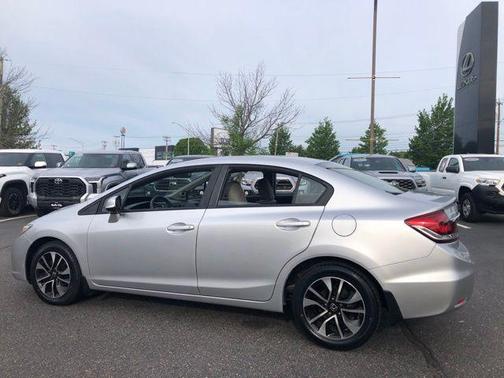 Alabaster Silver Metallic 2013 Honda Civic EX