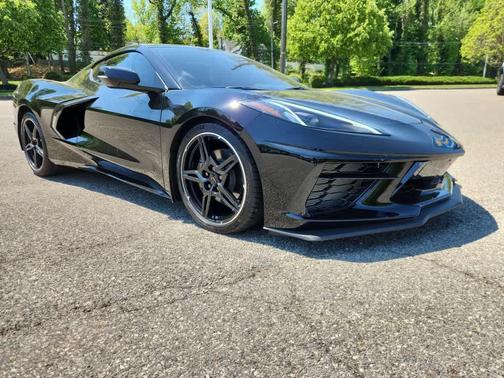 Black 2025 Chevrolet Corvette Stingray w/1LT