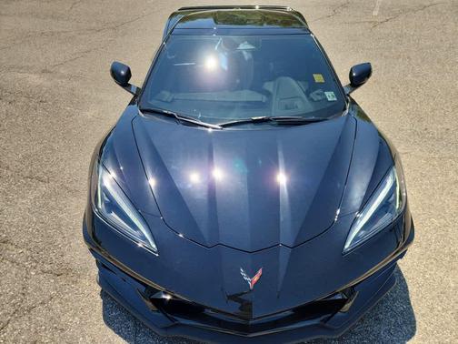 Black 2025 Chevrolet Corvette Stingray w/1LT