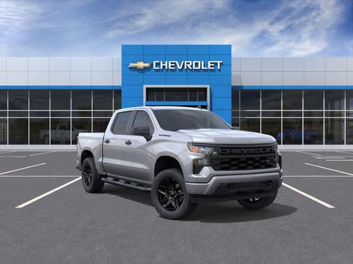 Sterling Gray Metallic 2026 Chevrolet Silverado 1500 Custom