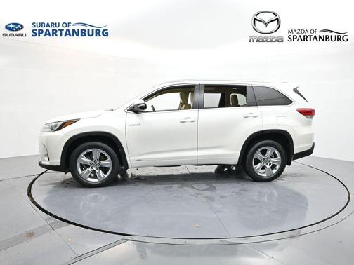 Blizzard Pearl 2019 Toyota Highlander Hybrid Limited