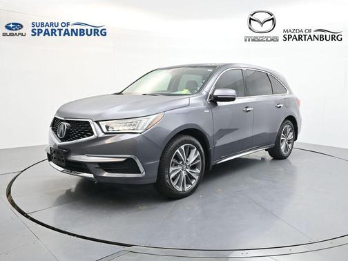 Lunar Silver Metallic 2018 Acura MDX Sport Hybrid 3.0L w/Technology Package