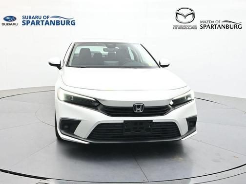 Platinum White Pearl 2023 Honda Civic Touring