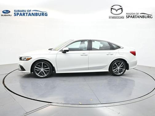 Platinum White Pearl 2023 Honda Civic Touring
