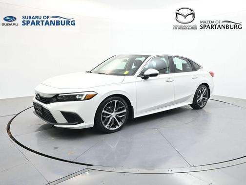 Platinum White Pearl 2023 Honda Civic Touring