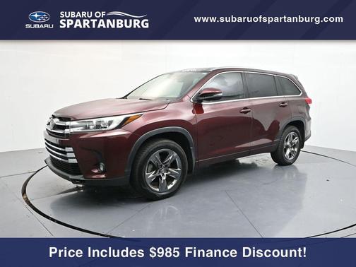 2018 Toyota Highlander Limited Platinum