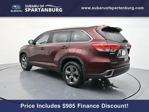2018 Toyota Highlander Limited Platinum