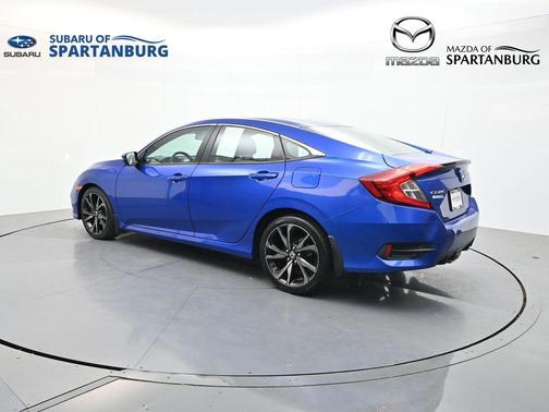 Aegean Blue Metallic 2019 Honda Civic Sport