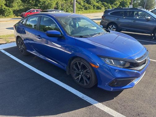 Aegean Blue Metallic 2019 Honda Civic Sport