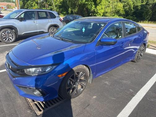 Aegean Blue Metallic 2019 Honda Civic Sport