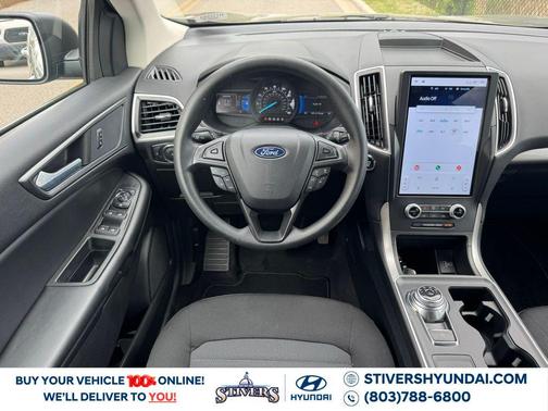 Carbonized Gray Metallic 2024 Ford Edge SE