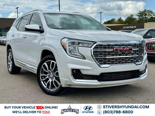 White Frost Tricoat 2024 GMC Terrain Denali