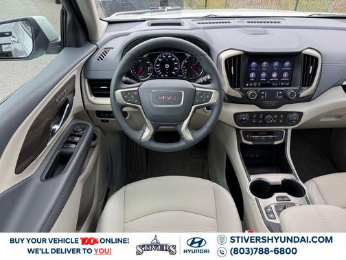 White Frost Tricoat 2024 GMC Terrain Denali