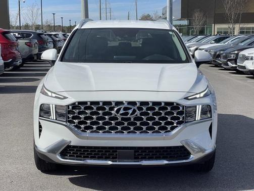 Quartz White 2021 Hyundai SANTA FE SEL 2.4