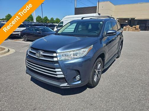 Shoreline Mist 2017 Toyota Highlander XLE