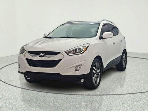 Winter White Solid 2015 Hyundai TUCSON Limited