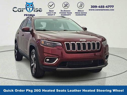 Velvet Red Pearlcoat 2019 Jeep Cherokee Limited