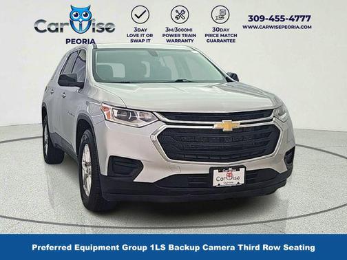 Silver Ice Metallic 2021 Chevrolet Traverse LS