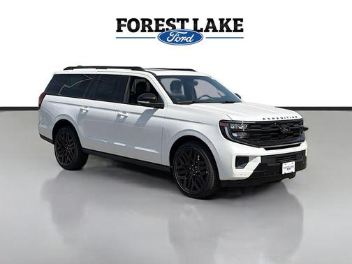 Star White Metallic Tri-Coat 2026 Ford Expedition Max Platinum