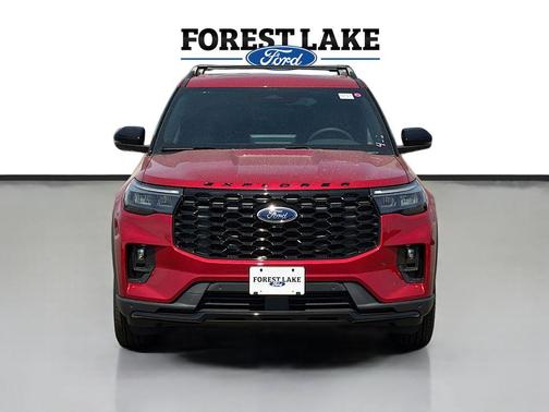 Rapid Red Metallic Tinted Clearcoat 2026 Ford Explorer ST-Line