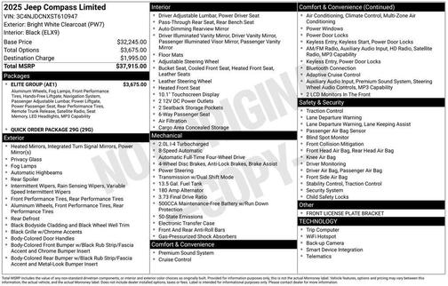 2025 Jeep Compass Limited