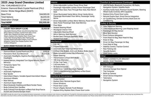 2025 Jeep Grand Cherokee Limited