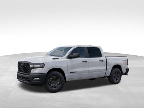 Bright White Clearcoat 2026 RAM 1500 Warlock Crew Cab 4x4 5'7' Box
