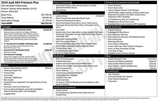 2024 Audi SQ5 3.0T Premium Plus
