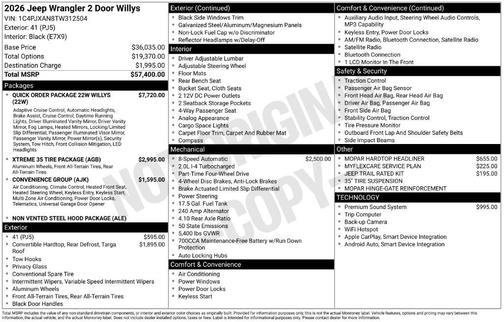 41 2026 Jeep Wrangler Willys