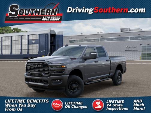Ceramic Gray Clearcoat 2026 RAM 2500 Tradesman Crew Cab 4x4 6'4' Box