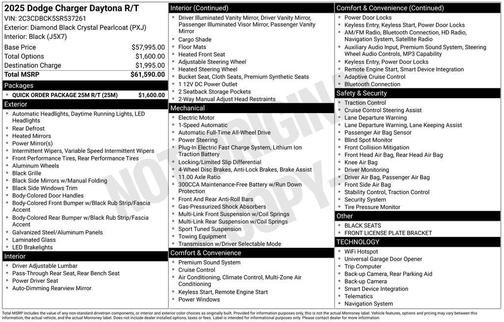 2025 Dodge Charger Daytona R/T