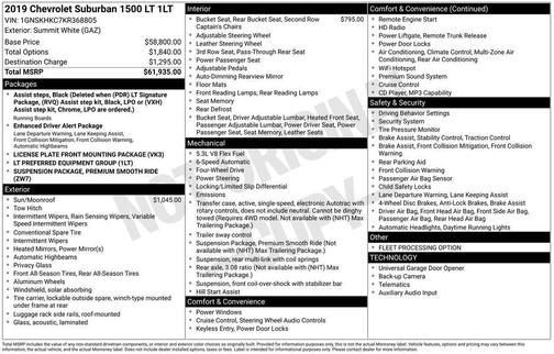 2019 Chevrolet Suburban LT