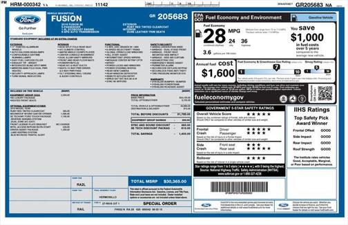 2016 Ford Fusion SE