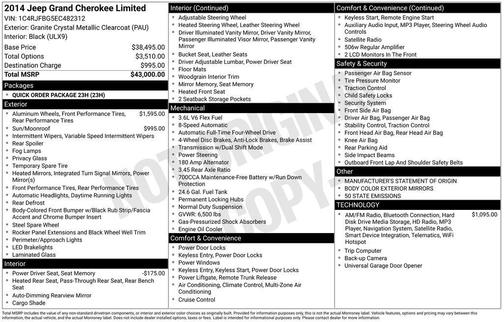 2014 Jeep Grand Cherokee Limited