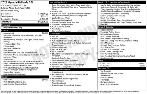 2023 Hyundai PALISADE SEL