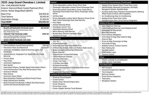 2025 Jeep Grand Cherokee L Limited