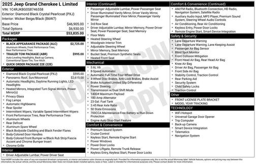 2025 Jeep Grand Cherokee L Limited