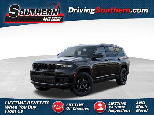 Diamond Black Crystal Pearlcoat 2025 Jeep Grand Cherokee L Altitude
