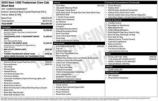 2025 RAM 1500 Tradesman