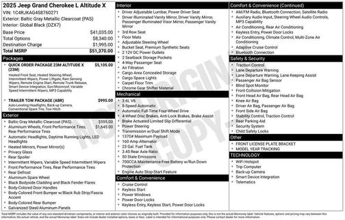2025 Jeep Grand Cherokee L Altitude