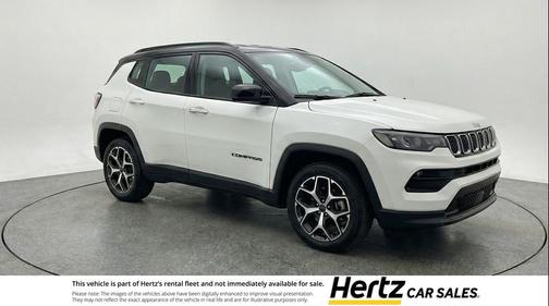 Bright White Clearcoat 2025 Jeep Compass Limited