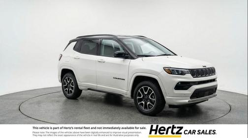 Bright White Clearcoat 2025 Jeep Compass Trailhawk