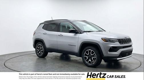 Silver Zynith Metallic Clearcoat 2025 Jeep Compass Trailhawk