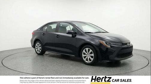 Midnight Black Metallic 2025 Toyota Corolla LE