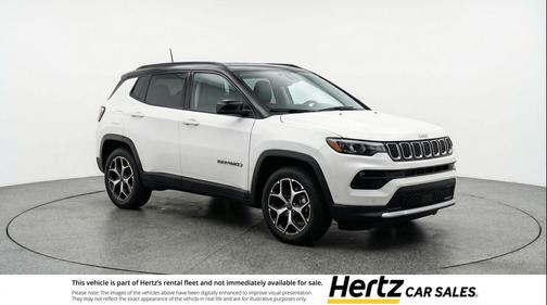 Bright White Clearcoat 2025 Jeep Compass Limited