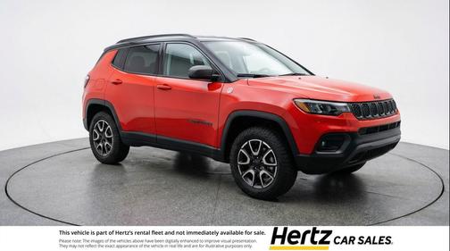 Red Hot Pearlcoat 2025 Jeep Compass Trailhawk