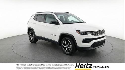 Bright White Clearcoat 2025 Jeep Compass Limited