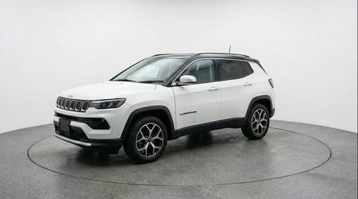 Bright White Clearcoat 2025 Jeep Compass Limited