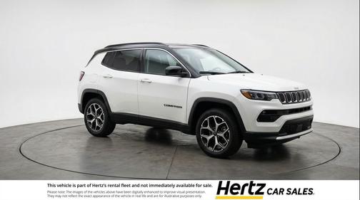 Bright White Clearcoat 2025 Jeep Compass Limited